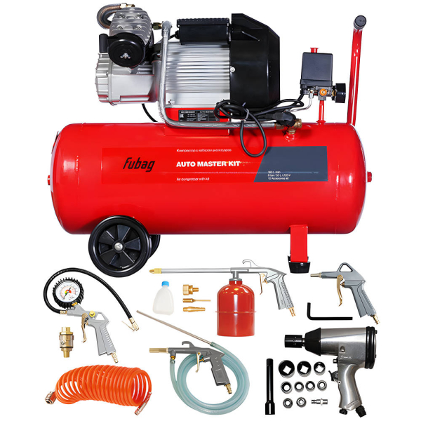 Компрессор Fubag Auto Master Kit + 10 (VDC/50 +10 предметов)   641270