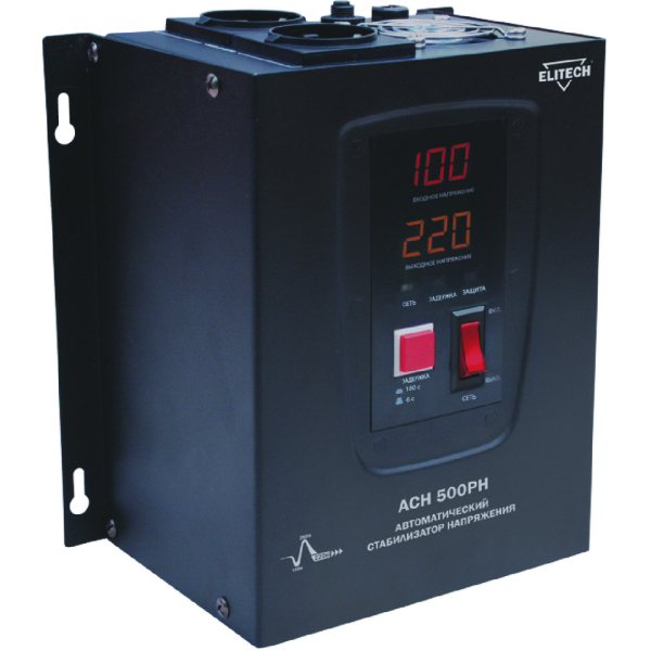 Стабилизатор напряжения ELITECH АСН 500 РН