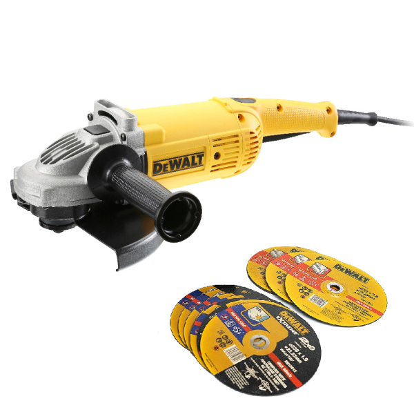 УШМ DEWALT DWE 492 S D10 + набор дисков
