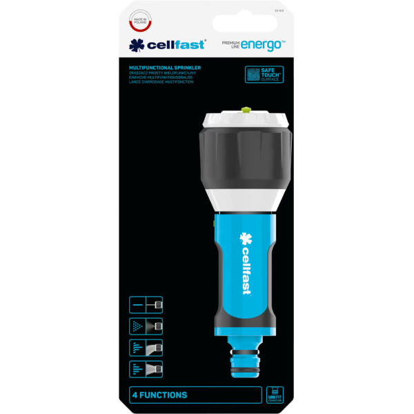 Пистолет для полива CELLFAST ERGOLINE прямой многофункциональный