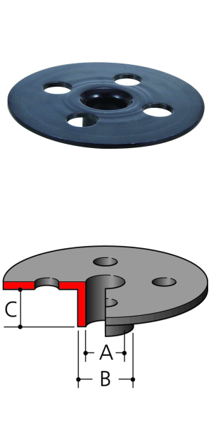Направляющая втулка Makita  для 3612 ,3620  (165364-0)