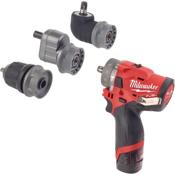 Дрель-шуруповерт Milwaukee M12 FPDXKIT-202X FUEL аккумуляторная