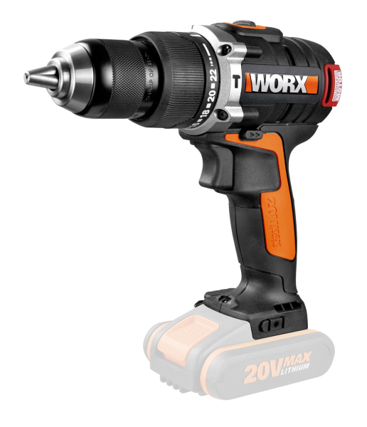 Дрель аккумуляторная WORX WX373.9 20V без акк и з/у