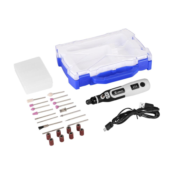 Гравер аккумуляторный DEKO DKRT 3.6-Li SET   063-1400