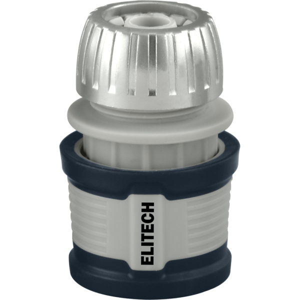 Соединитель ELITECH Garden для шланга 1/2" металлический аквастоп   HF 011MWS