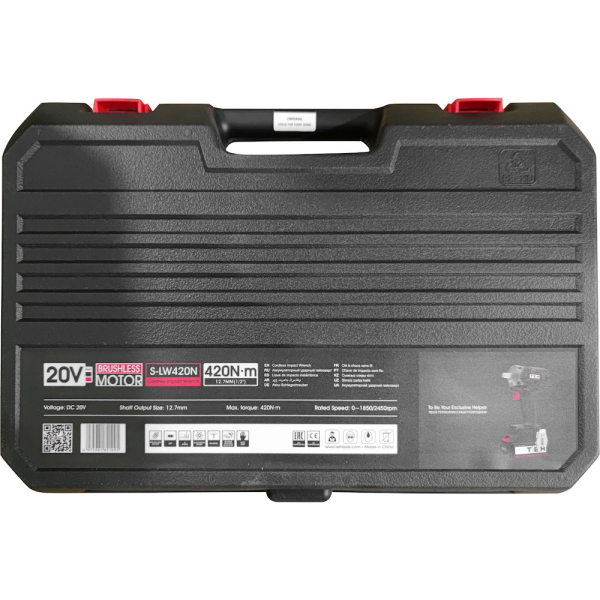 Гайковерт ударный аккумуляторный 20V TEH S-LW420N