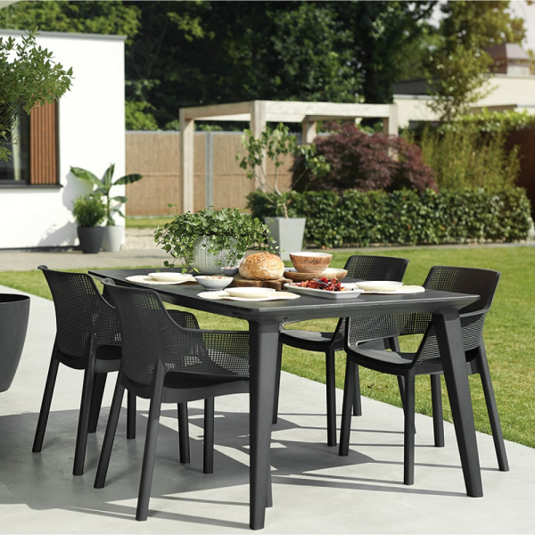 Стул KETER Elisa chair (графит) 17209499