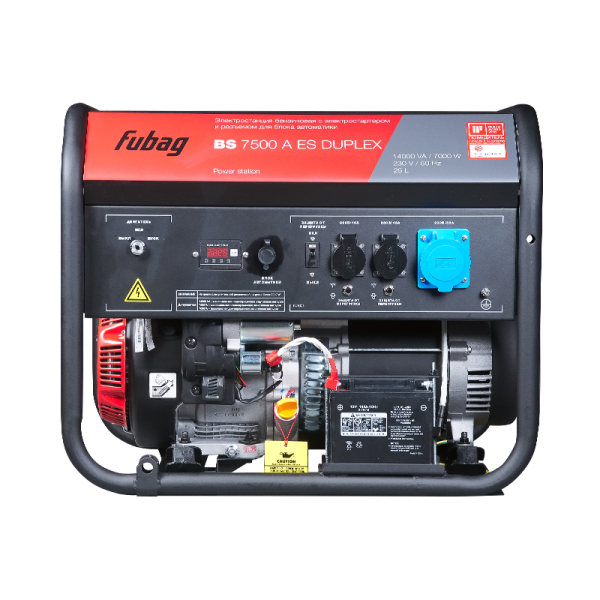 Электростанция Fubag BS 7500 A ES DUPLEX бензиновая   641001