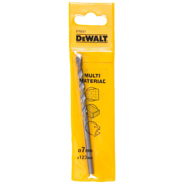 Сверло DEWALT Multimaterial 7*123 мм универсальное   DT 6521
