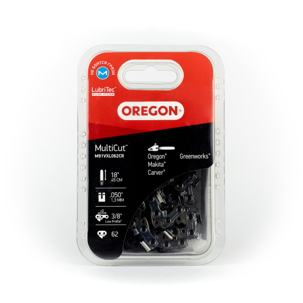 Цепь Oregon Multicut SEMI CHISEL 18"  3/8 - 1,3 - 62     M91VXL062CR