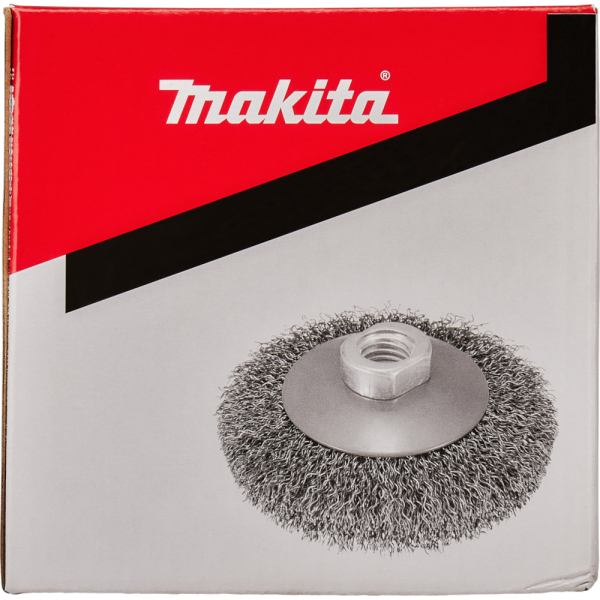 Щетка Makita 115 мм проволочная конусная для УШМ   D-39849