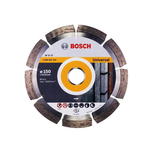 Диск алмазный BOSCH Universal 150*22.2 сегмент   2.608.602.193