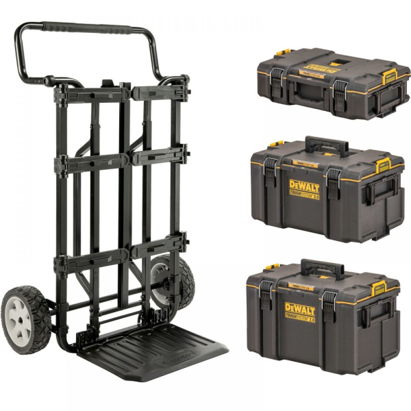 Комплект ящиков DEWALT ToughSystem 4 в 1 с тележкой   DWST83401-1