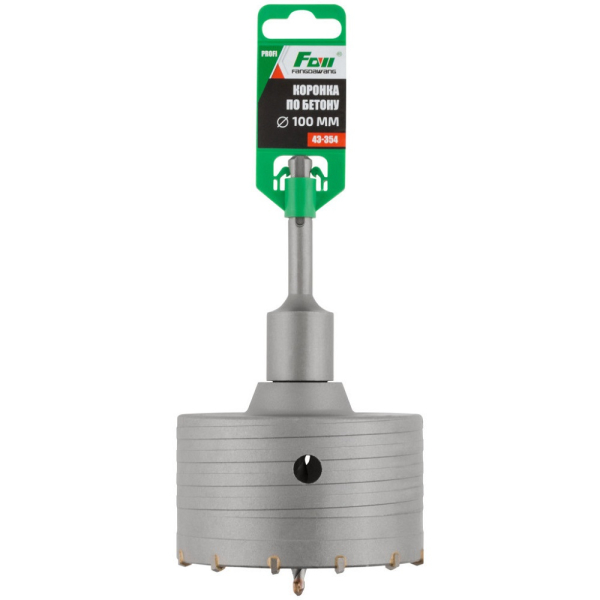 Коронка Cutop SDS Plus,FDW 100 мм по бетону   43-354