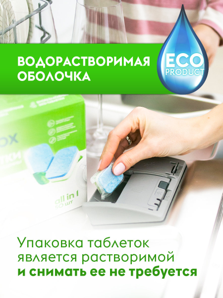 Таблетки для посудомоечных машин GRASS DUTYBOX 50 шт   DB-5122