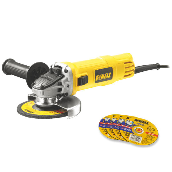 УШМ DEWALT DWE 4151 D4 + набор дисков