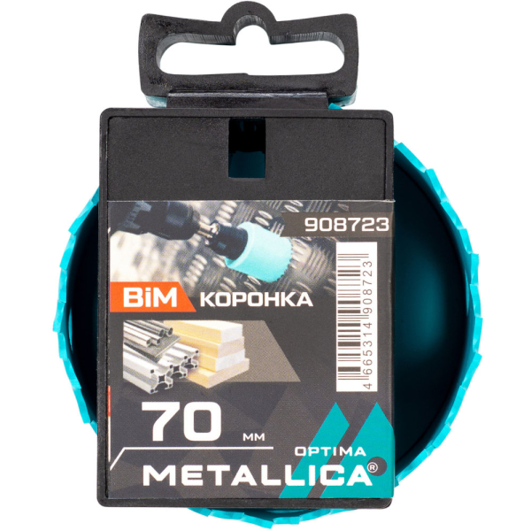 Коронка биметаллическая METALLICA Optima 70 мм 2 3/4" Vario 5/8-18UNF   908723