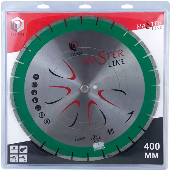 Диск алмазный DIAM Гранит Master Line 400*25,4/20 мм сегмент   000599