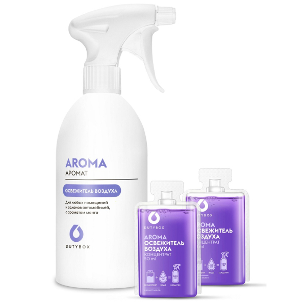 Концентрат спрей-ароматизатор DutyBox Aroma Бутылка+2 капсулы манго  DB-1305