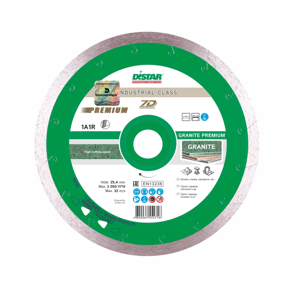 Диск алмазный DISTAR Granite Premium 1A1R 400*2,4*32