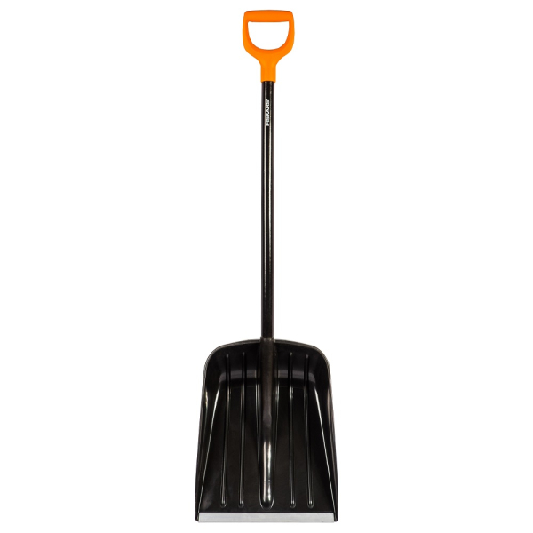 Лопата Fiskars для уборки снега с алюминиевым черенком   1026794A