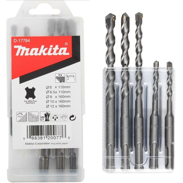 Набор буров Makita SDS+   D-17784