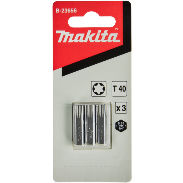 Бита Makita C-form T40-25 мм 3 шт   B-23656