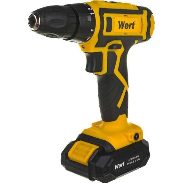 Дрель аккумуляторная WERT CD 16-2T Li (1.5Ач)