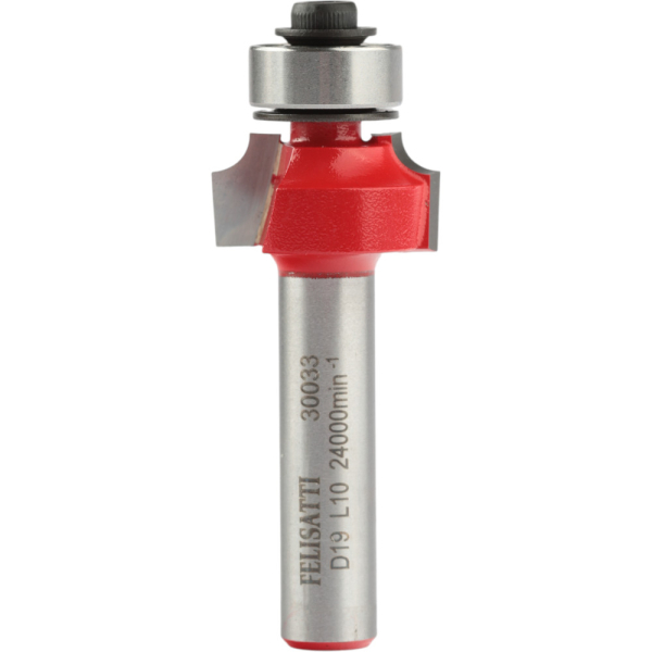Фреза кромочная калевочная FELISATTI 19х10мм R3.2 хвостовик 8мм    30033  