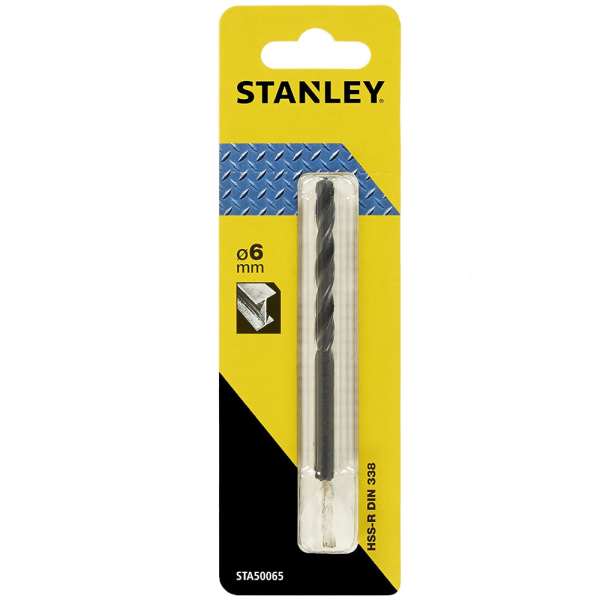 Сверло STANLEY по металлу HSS-R  6*93   STA50065