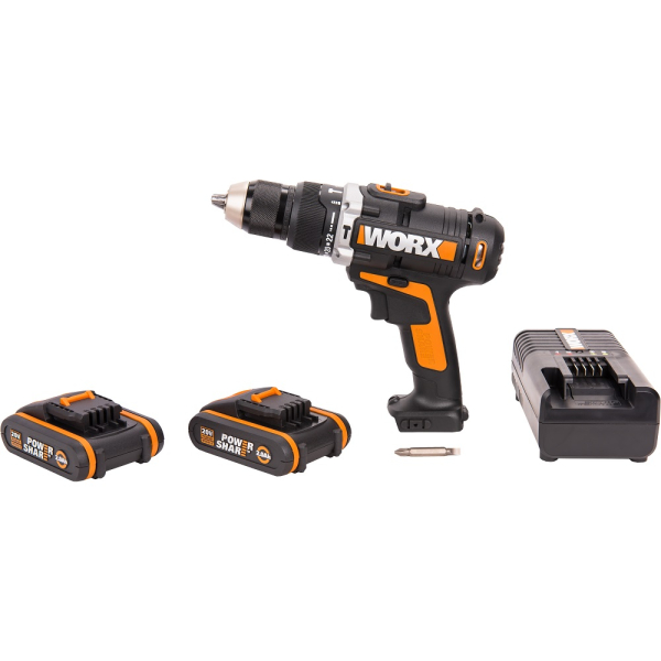 Дрель аккумуляторная WORX WX372 20V 2,0Ач кейс