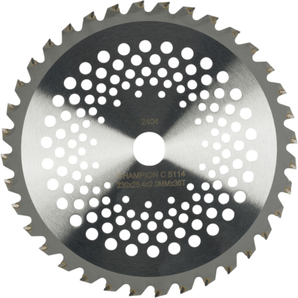 Нож CHAMPION для триммера 36 зубчатый d=230*25.4mm  твердосплавные зубцы   C5114