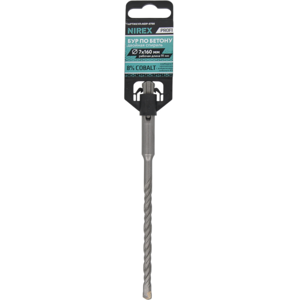 Бур NIREX Profi SDS+ 7*160 NDP-0700