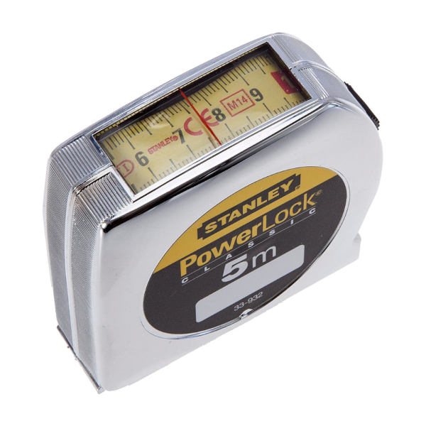 Рулетка STANLEY POWERLOCK измерительная c окном 5 м    0-33-932