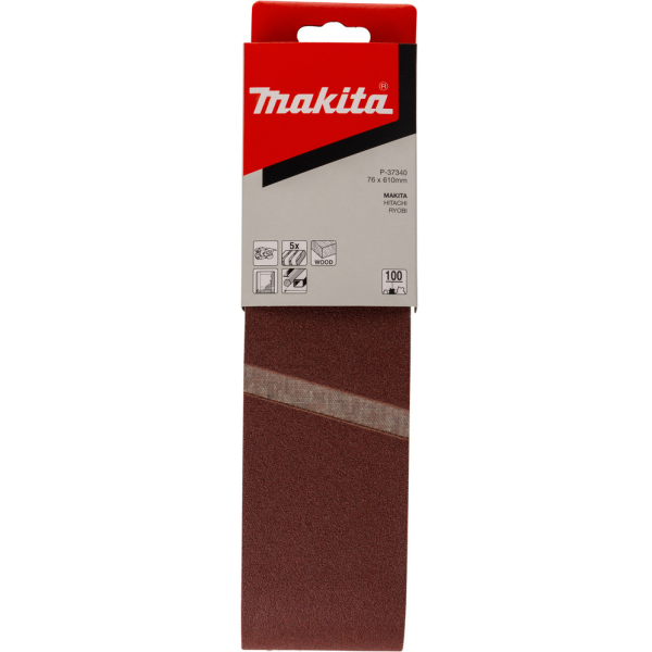 Лента шлифовальная Makita 76*610 K-100   P-37340
