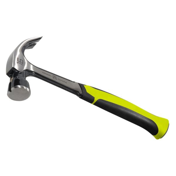 Молоток-гвоздодер ARMERO цельнометаллический, 450гр     A630/145