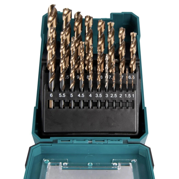 Набор сверл Makita по металлу HSS-Сo 19 шт   D-67561