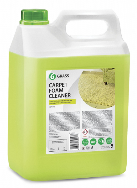Очиститель ковровых покрытий GRASS "CARPET FOAM CLEANER" 5кг   125202
