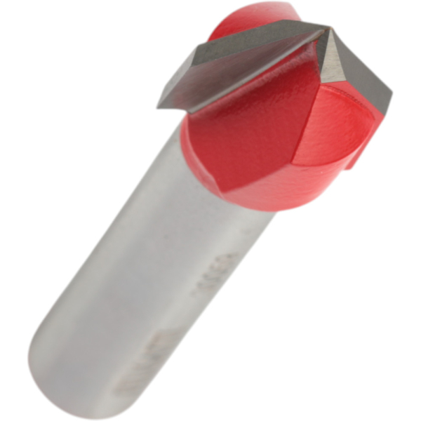 Фреза пазовая гальтельная FELISATTI V-обр. 12.7х90° хвостовик 8мм   30059