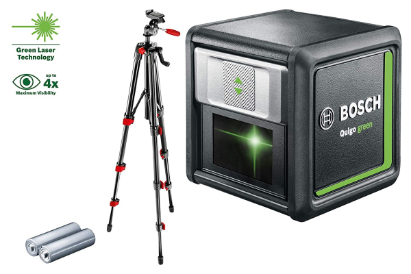 Лазерный уровень BOSCH QUIGO Green set штатив   0.603.663.C01