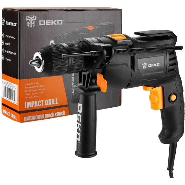 Дрель ударная DEKO DKID 600W   063-4162