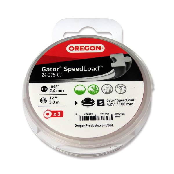 Леска Oregon Gator Speedload 2,4*3,8 м (3 шт)     24-295-03
