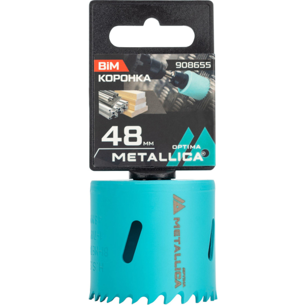 Коронка биметаллическая METALLICA Optima 48 мм 1 7/8" Vario 5/8-18UNF   908655