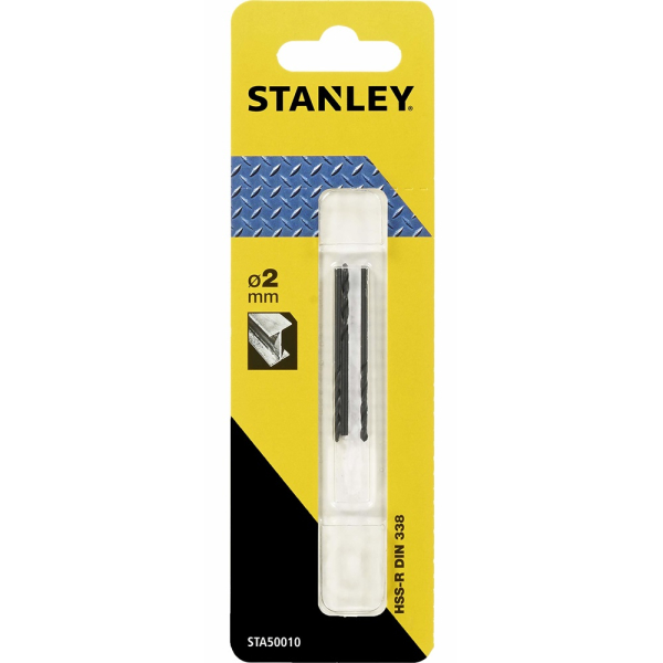 Сверло STANLEY по металлу HSS-R  2*49   STA50010