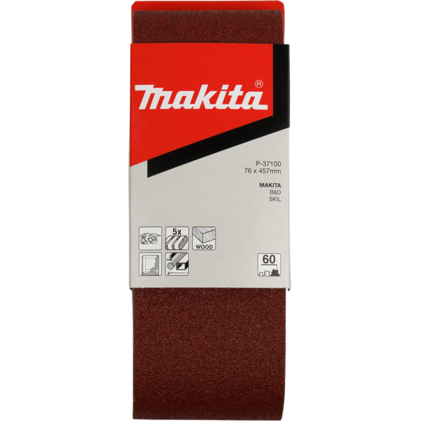 Лента шлифовальная Makita 76*457 K-60   P-37100