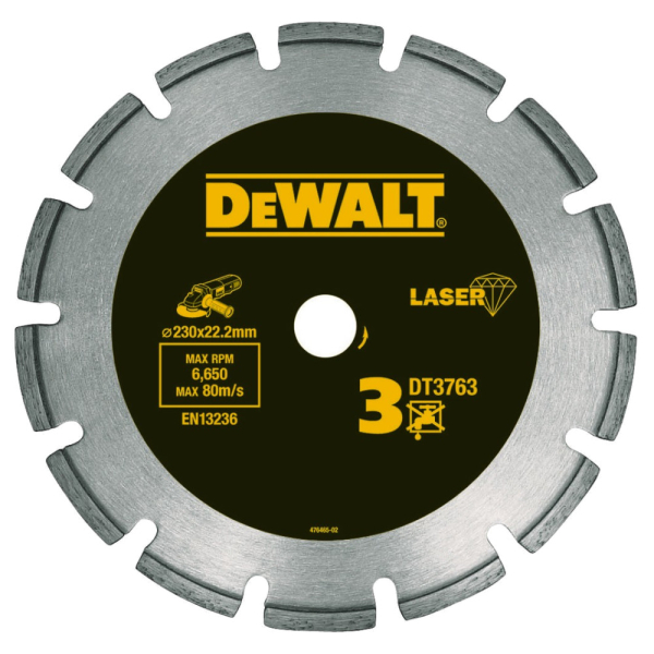 Диск алмазный DEWALT DT 3763 230*22,2 мм сегмент