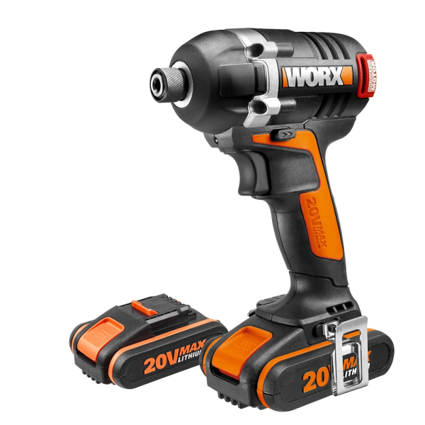 Шуруповерт аккумуляторный WORX BL WX292 20V 2,0Ач кейс