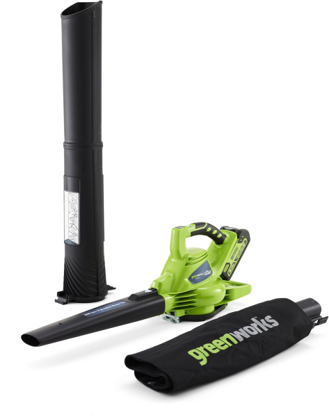 Пылесос-воздуходувка GREENWORKS GD40BV 40 V   24227UB