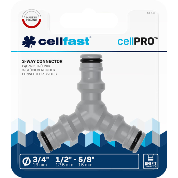 Тройник CELLFAST IDEALLINE 1/2"