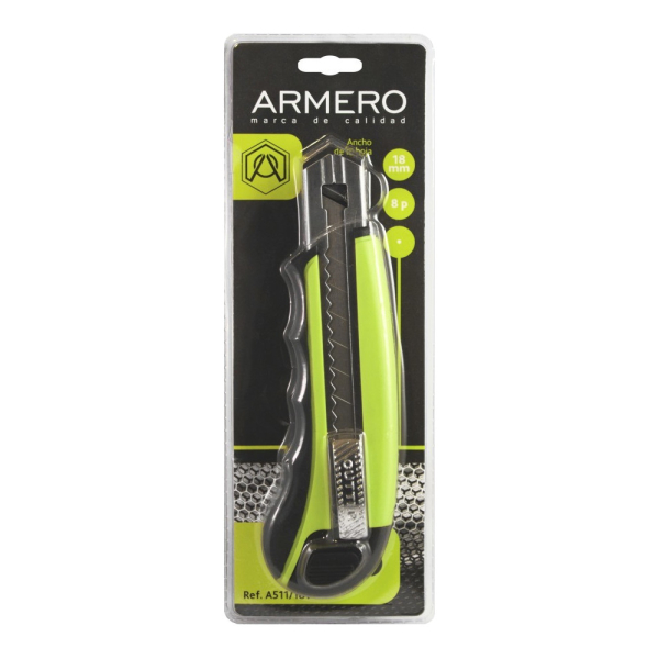 Нож ARMERO лезвие 18мм     A511/181